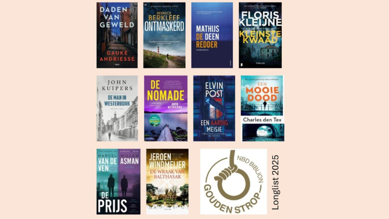 Longlist NBD Biblion Gouden Strop 2025 bekend | NBD Biblion